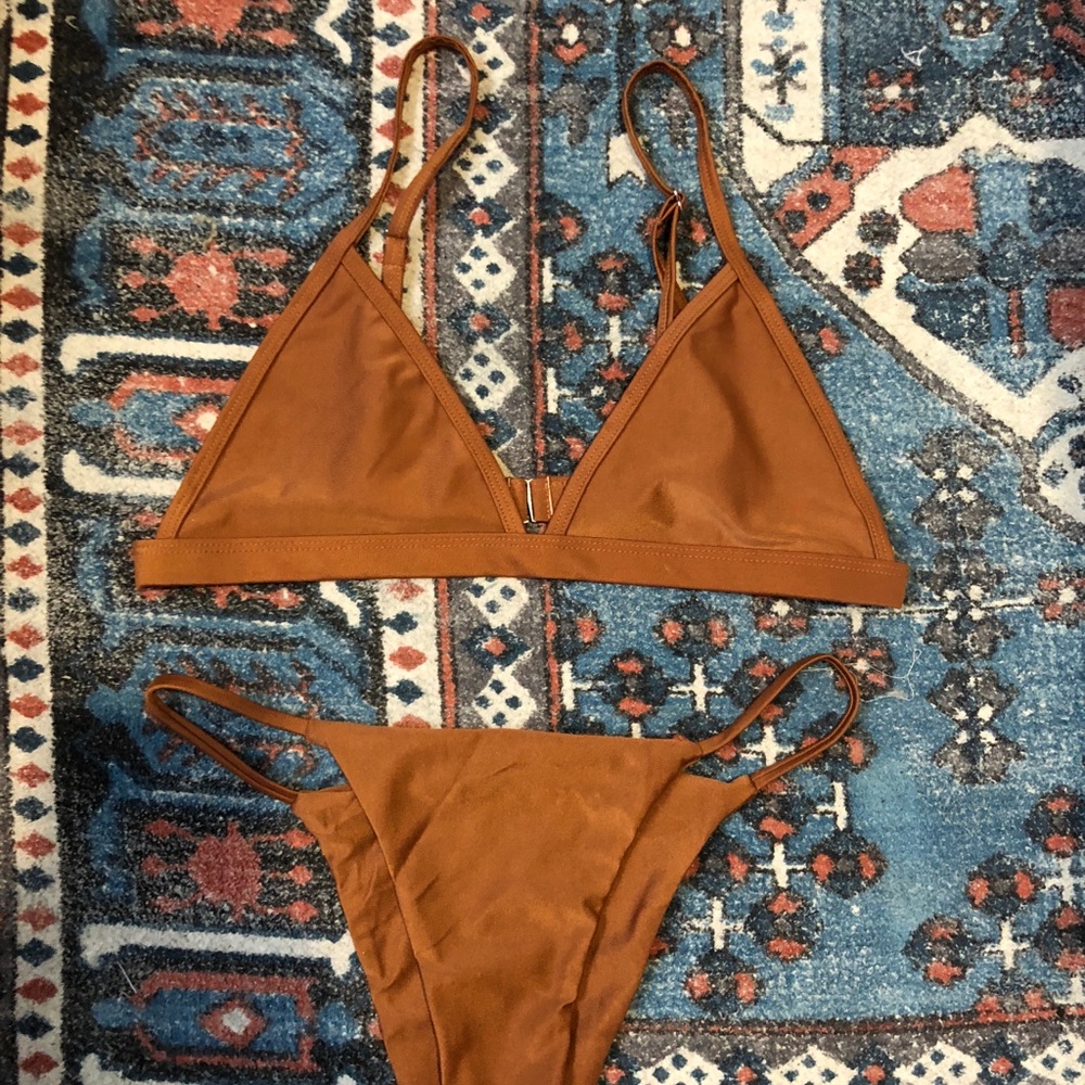 Burnt orange bikini
